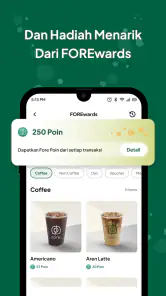 Fore Coffee screenshot
