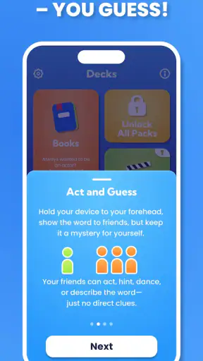 Charades Guess Game — Guessly screenshot
