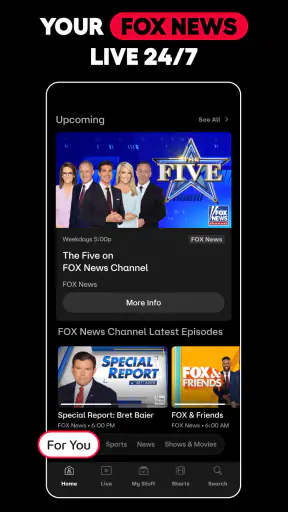 FOX One: Live News, Sports, TV screenshot