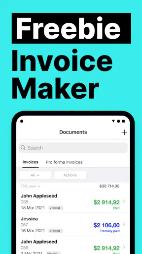 Freebie Invoice Estimate Maker screenshot