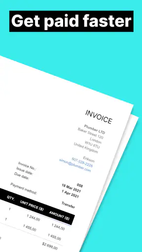 Freebie Invoice Estimate Maker screenshot