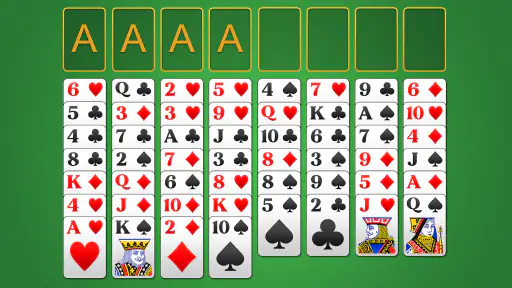 FreeCell Solitaire screenshot