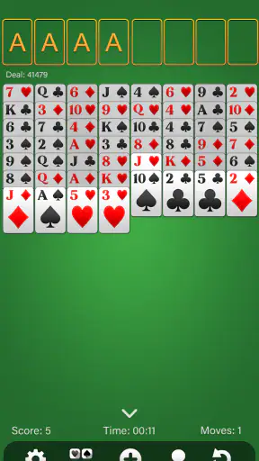 FreeCell Solitaire screenshot