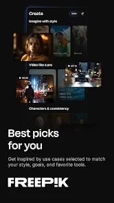 Freepik: Design & edit with AI screenshot
