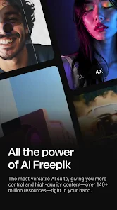 Freepik: Design & edit with AI screenshot