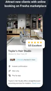 Fresha for business screenshot