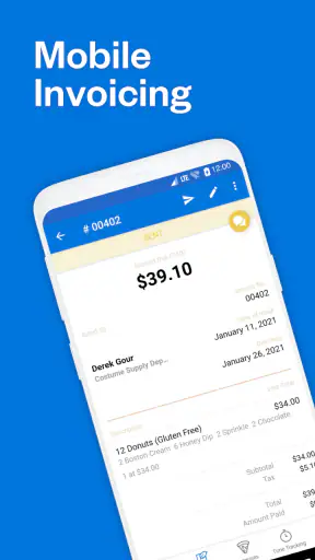 FreshBooks Invoicing App screenshot