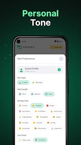 Friday: AI E-mail Assistant screenshot