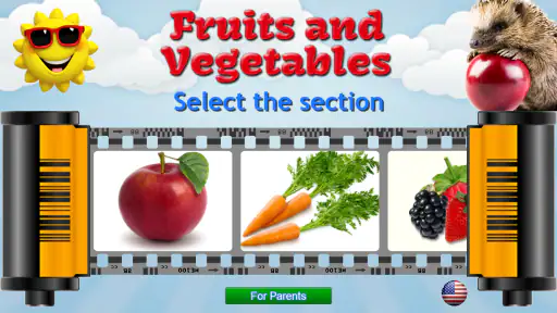 Fruits and Vegetables for Kids screenshot