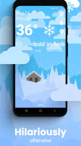 Funny Weather: Rude Forecast screenshot