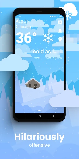 Funny Weather: Rude Forecast screenshot