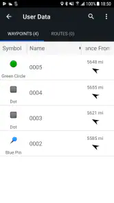 Garmin ActiveCaptain® screenshot