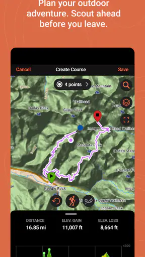 Garmin Explore™ screenshot