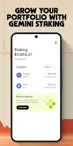 Gemini: Bitcoin Credit Card screenshot