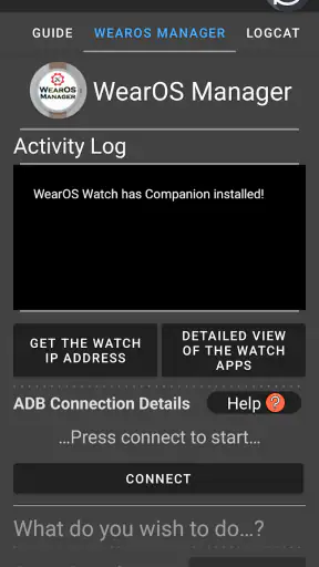 GeminiMan WearOS Manager screenshot