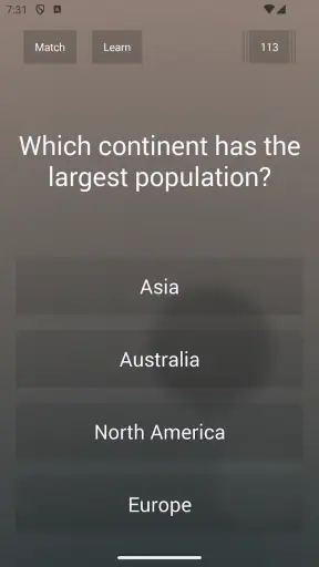 General Knowledge Quiz screenshot