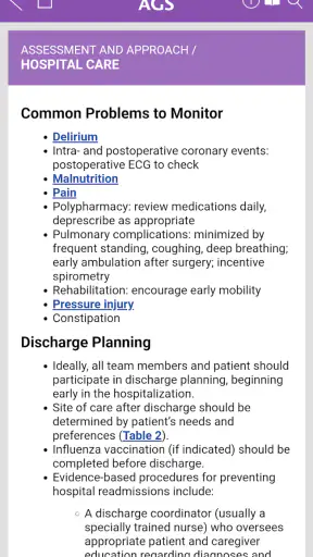 Geriatrics At Your Fingertips screenshot