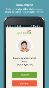 GettingOut Visits screenshot