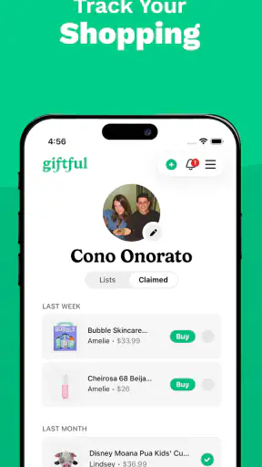 Giftful - Gift List & Wishlist screenshot