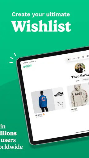 Giftful - Gift List & Wishlist screenshot