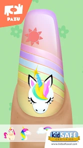 Girls Nail Salon - Kids Games screenshot