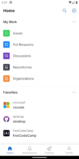GitHub screenshot