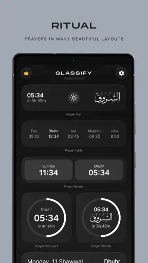 Glassify - Widgets & Themes screenshot
