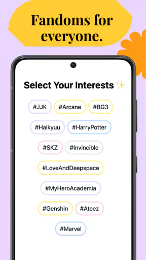 Glimmer: Interactive Fanfics screenshot