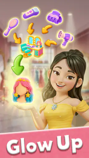 Glow Tales: Merge & Makeover screenshot