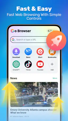 Go Browser - Safe & Fast screenshot