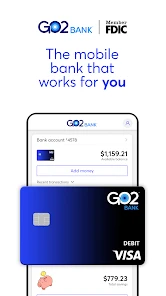 GO2bank: Mobile banking screenshot