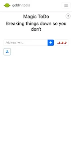 Goblin Tools screenshot