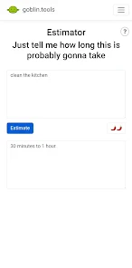 Goblin Tools screenshot