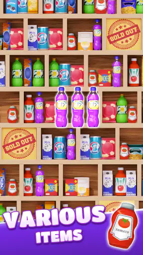 Goods 3D Sorting: Match Games screenshot
