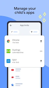 Google Family Link screenshot