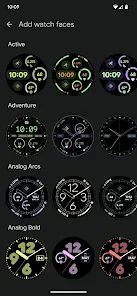 Google Pixel Watch screenshot