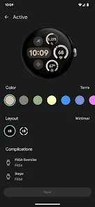 Google Pixel Watch screenshot