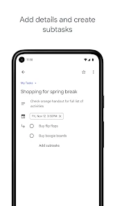 Google Tasks screenshot