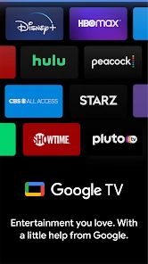Google TV screenshot