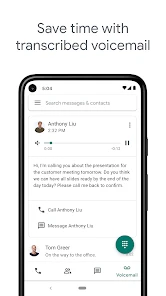 Google Voice screenshot