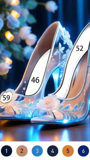 Gown Color by Number Book screenshot