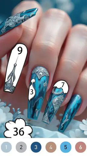 Gown Color by Number Book screenshot