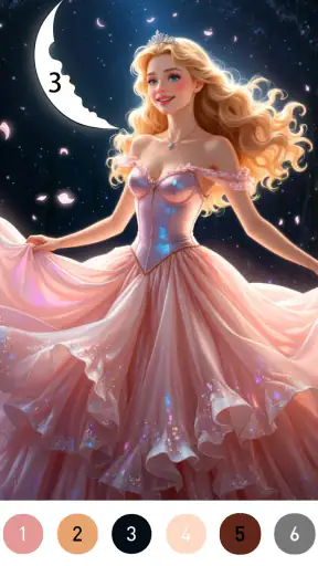 Gown Color by Number Book screenshot