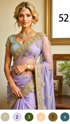 Gown Color by Number Book screenshot