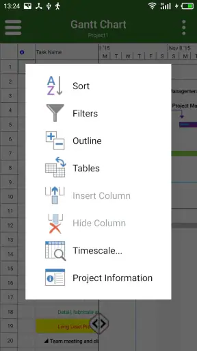 gProjectViewer screenshot