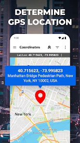 GPS Coordinates Locator Map screenshot