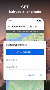 GPS Coordinates Locator Map screenshot
