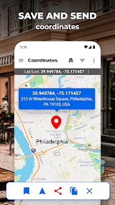 GPS Coordinates Locator Map screenshot