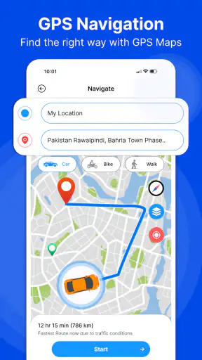 GPS Maps Navigation GPS Camera screenshot