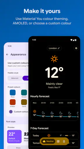 Gradient Weather screenshot